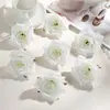 Flores artificiales pequeñas de rosa para paredes de flores de boda, ramilletes de rosas de seda, flores para la cabeza, cajas de rosas hechas a mano para decoración