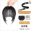 Peruca com Franja para Mulheres, Cabelo Artificial para Cobrir Cabelos Brancos, Redutora de Idade, Tranças Antiderrapantes, Peruca de Peça Única para Testa Natural com Franja
