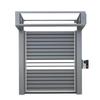 Puerta Enrollable Rígida Turbo Puerta Elevadiza para Garaje de Villa a Prueba de Tifones Sensor Aleación de Aluminio Persiana Enrollable Resistente al Viento Puerta Enrollable