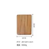 Tabla de cortar de madera de acacia, Tabla de cortar de madera maciza, Set de tres piezas específico para cocina, Clasificación de set para el hogar