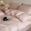 Conjunto de cama de quatro peças Classe A, 100% algodão puro, novo modelo 2026, capa de edredom, lençol de cama, conjunto de cama de luxo leve de alta qualidade, estilo com elástico
