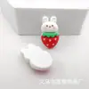 Dibujo Animado Conejo Lindo Comida Tostada diy Pegamento de Crema Funda para Teléfono Pasador Joyería Principal Accesorios de Resina Material