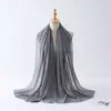 Modelo Nuevo de Venta Caliente Transfronteriza Chal Malasio de Color Sólido Bufanda de Gasa Amazon Aliexpress