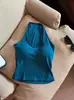 Sexy camisola para mujer con almohadillas en el pecho, adecuada para usar como prenda exterior, versátil, adelgazante, con un hermoso diseño en la espalda, top tipo tubo y top de capa base