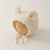 Gorro Fetal de Punto Gorro Esponjoso Gorro Cálido Engrosado para Bebé Otoño e Invierno Súper Lindo para Hombres y Mujeres Protección para los Oídos de Invierno Lindo Bebé