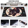 Amazon Hot Cat Alfombrilla de Ratón Grande Rosa Linda para Escritorio de Chica Alfombrilla Grande para Teclado de Computadora de Oficina