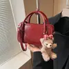 Bolso de Mano de Moda Tendencia Mujer 2026 Invierno Nuevo Estilo Coreano ins de Moda Simple Versátil Bolso Cuadrado Pequeño Bolso de Hombro