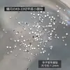 Acessórios de arte para unhas redondos de corte 33 brancos no atacado, strass redondos K9 super brilhantes de fundo chato, decoração mista para unhas