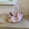 Bolso Moderno y Elegante con un Ambiente Relajado, Nuevo Bolso Tote Pequeño Primavera 2026, Bolso Cubo Plegado, Bolso Cruzado