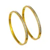 Pulsera de Acero Inoxidable para Mujeres y Niñas No Caídas Pulsera Gomasa de Acero de Titanio de Alta Calidad con Diamante Estilo Azul Ins