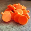 Borracha Elástica Plana, Modelo Centro Alvo Microfibra, Cada Estilingue 3cm Silicone Estalo Estilingue de Aço Inoxidável