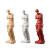 Escultura de resina de estilo nórdico con busto de David, Avatar, Venus y Apolo, figura europea colorida con adornos.