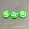 Jadeta Verde Seca Fivela de Dinheiro Grossa Contas Soltas Acessórios para Colar Pulseira DIY Feitos à Mão Peças Espaçadoras de Jade Atacado