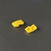 Compatível com peças a granel de tijolo Lego pequena partícula 11477 1X2 sem pino 1/2 tijolo curvo liso acessórios MOC