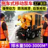 Camión Cisterna de Bombeo para Control de Inundaciones Personalizado 1200m3 Bomba de Vacío Autocebante de Gran Caudal Estación de Bombeo Móvil Montada en Remolque Camión de Bombeo de Drenaje