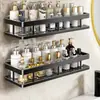 Estante de Almacenamiento para Baño sin Taladro Montado en Pared para Inodoro Tocador de Baño Ducha Organizador de Pared para Cocina