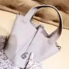 2025 Nuevo Bolso Balde Europeo y Americano con Cierre Bolso de Mano Bolso para Mujer Gran Capacidad de un Solo Hombro Cruzado de Pu