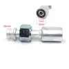 Conector de Manguera de Aire Acondicionado Automotriz 3 4 5 134 Ordinario O Conector de Manguera de Puerto con Conector de Funda de Aluminio Curva Recta