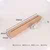 Base de Luz Nocturna de Madera de Pino Transfronteriza Base Emisora de Luz LED Soporte de Luz Rectangular Base Emisora de Luz de Pino de Madera DIY