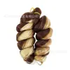Trenzas de Ganchillo Rizadas Sedosas Italia de 12 pulgadas Cabello Peluca Rizada Doble Pequeña Africana