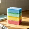 Esponja de Limpieza Alta Densidad Doble Cara Colorida Esponja Rascadora Cepillo para Lavar Platos de Cocina Olla Almohadilla Gruesa de Estropajo Esponja Absorbente Bloque de Esponja