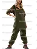 2023 Amazon estación independiente transfronterizo para mujer bolsillo color liso correa de hombro ajustable mono pantalón de tirantes de lana de cordero