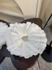 Goma para el pelo de encaje blanco literario francés para mujer, Accesorios para el pelo grandes de alta gama, Goma para el pelo, Nuevo estilo 2025