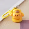 Llavero Popular Sanrio Color Macarrón Colgante de Corazón Dulce y Femenino Accesorios Decorativos para Mochila Escolar de Estudiante