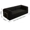 Sofá-cama de tecido dobrável e removível, lavável, de uso duplo, compactado a vácuo, para a sala de estar, modular, adequado para dormir e relaxar, sofá reto Teddy