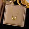 Colar Transfronteiriço para Mulheres, Não Desbota, Luxo Leve, Joia Exquisita de Nicho para Clavícula, Joia de Clavícula de Alta Qualidade para Mulheres