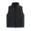Chaleco de Algodón Negro sin Mangas para Hombre y Mujer 3M Thinsulate, Tecnología Negra, Tres Pruebas para Exteriores, Ultraligero, Tacto Piel, Material de Nylon con Memoria