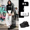Zapatos de papá con suela de goma, nuevos zapatos casuales de cuero genuino con plataforma para mujer otoño 2026, zapatillas deportivas versátiles para correr para mujer