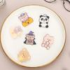 Estilo Japonês e Coreano ins Personalidade Desenho Animado Fofo Pequeno Emblema Broche de Acrílico Coelho Acessórios para Bolsa Pingente Broche Patch