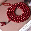 Pulsera de Círculos Múltiples Lisos de Cinabrio 108 Cristal Púrpura Dorado Arena Imperial Pulsera del Año de Nacimiento para Hombres y Mujeres Bajo Contenido Al Por Mayor