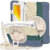 Adequado para 2020 iPad 10.9 capa protetora plana colorido ipad 10.2 silicone anti-queda air4 suporte shell