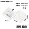 Empaque de juego de auriculares de silicona para auriculares inalámbricos bluetooth Apple Airpods de 2ª y 3ª generación, caja de plástico para juego de auriculares