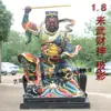 O templo dedicado ao deus da riqueza resina Buda deus da fortuna montado em tigre Zhao Gong Ming Wu deus da riqueza 1,6 metros 1,8 metros