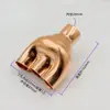 Manifold Cabeça de manifold três em um, três em um tipo calça soldagem tubulação de refrigeração redução de diâmetro diâmetro diferente quatro vias 28*22