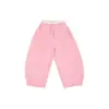 Ropa infantil Nuoqi Wanzi, pantalones de pierna ancha para niñas, pantalones de chándal holgados, colección de otoño, pantalones de pierna ancha versátiles, cintura con bloques de color, pantalones casuales