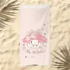 Toalla de Playa Sanrio Patrón de Dibujos Animados para Niños Gato Kitty Estampado Toalla de Baño Microfibra Secado Rápido para la Playa Toalla de Natación