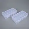 Caja de Almacenamiento de Plástico Transparente Desmontable Grande de 12 Compartimentos para Gomas Elásticas, Cuentas, Tornillos, Herramientas de Ferretería y Accesorios Caja de PP