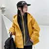 Chaqueta Exterior para Niñas 2026 Otoño Nuevo Estilo Moda Coreana Chaqueta con Capucha para Niños Medianos y Grandes Top Exterior a Prueba de Tres Elementos