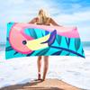Jit Dropshipping Nueva Toalla de Playa de Microfibra Transfronteriza Toalla Impresa Digitalmente Vacaciones Costeras Playa Toalla de Baño