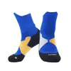 Calcetines de Baloncesto Transpirables Estilo Nuevo Calcetines de Toalla Calcetines Deportivos Calcetines de Baloncesto para Hombre Entrenamiento de Carrera Profesional Calcetines de Tubo Medio Elite