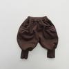 Calça Casual Versátil Forrada com Fleece Infantil Inverno Novo Meninos e Meninas Bebê Crianças Calça Grossa Quente Moda Infantil