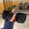 Gafas de sol 2025 para mujer Estilo K Bibi Populares Retro Moda Ins Mismo estilo Gafas de sol cuadradas Transmisión en vivo Douyin
