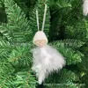 Ventas Directas de Fábrica Decoración Colgante de Alas de Plumas para Árbol de Navidad Accesorios de Ropa para Muñeca Mini Barbie