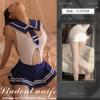 Lingerie Sexy com Toque de Luxo, Uniforme JK de Campus Quente e Apaixonado, Estilo Puro Desejo, Abertura no Gancho, Saia Curta que Não Precisa Ser Removida, Puro e Inocente para Mulheres