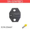 Huasheng serie SN serie SNA 7 pulgadas alicates para engarzar cables troquel de mordaza con resorte para terminal tubular preaislado DuPont terminal desnudo