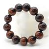 Pulsera de piedra de ojo de tigre roja natural de alta calidad Explosión de AliExpress Pulsera elástica de piedra de ojo de tigre de alta calidad para hombres y mujeres